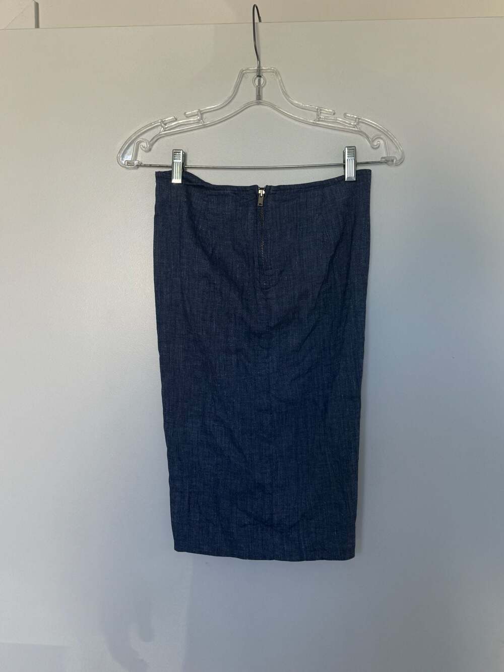 ISABEL MARANT ETOILE Denim Ruched Pencil Skirt Sz 36 - Picture 5 of 11